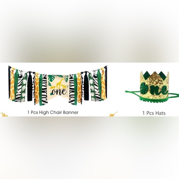 First birthday outfits and decor bundle - Picture 8 of 14